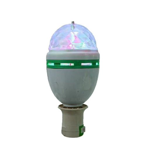 Lampada a led multicolore rotante con spina per illuminazioni da 17 cm
