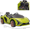 Lamborghini-Macchina-Elettrica-per-Bambini-12V-con-Fari-e-Musica,-Telecomando-e-Velocità-3-5km/h,-Età-3-5-Anni,-108x62x40cm,-Verde-NB9370-171V90GNNB9