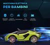 Lamborghini-Macchina-Elettrica-per-Bambini-12V-con-Fari-e-Musica,-Telecomando-e-Velocità-3-5km/h,-Età-3-5-Anni,-108x62x40cm,-Verde-NB9370-171V90GNNB9