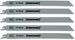 Lame in acciaio silverline per sega a gattuccio per tagliare legno alberi pallet 5pz