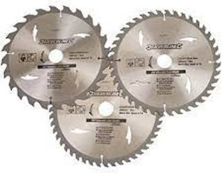 Lame per seghe circolari in TCT da 24, 40, 48 denti 3 p.zi 230 x 30 anelli 25 20 e 16 mm