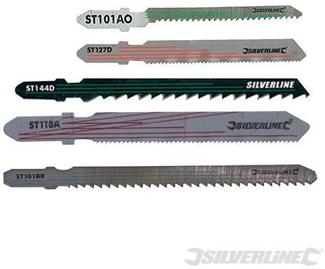 Lame per seghetto alternativo Silverline 10 pezzi legno metallo