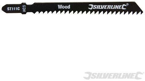 Lame Silverline per seghetto per legno 5 p.zi lunghezza 75mm ST111C
