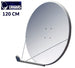 Parabola 120 Cm Offset Laminas bianca in fibra di vetro + Az EL