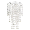 Lampadario decorativo a cascata  sfere LED bianco caldo per decorazioni