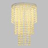 Lampadario decorativo a cascata  sfere LED bianco caldo per decorazioni