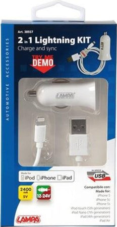 Lampa-38937-Kit-Ricarica-Lightning