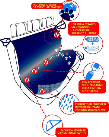 Lampa-60401-Coprisedile-Pets-Posteriore-Impermeabile