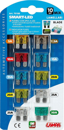 Lampa-70188-Set-Fusibili-Lamellari,-10-Pezzi