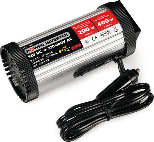 LAMPA-POWER-INVERTER-200W-12V/220V-74520