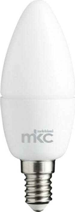 Lampada - Led - candela - 5 5W - E14 - 6000K - luce bianca fredda - MKC Illuminazione/Lampadine/Lampadine a LED Eurocartuccia - Pavullo, Commerciovirtuoso.it