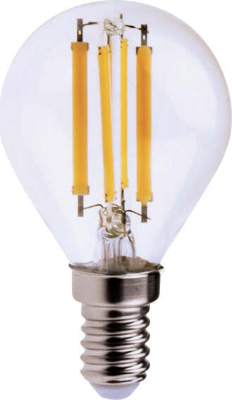 Lampada - Led - minisfera - 6W - E14 - 3000K - luce bianca calda - MKC Illuminazione/Lampadine/Lampadine a LED Eurocartuccia - Pavullo, Commerciovirtuoso.it