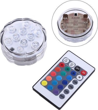 LAMPADA-10-LED-LUCE-CON-TELECOMANDO-ACQUARIO-SOMMERGIBILE-RGB-IP65-IMPERMEABILE