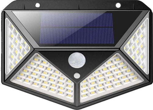 Lampada 100 LED Faretto Esterno Energia Solare 1W Sensore Movimento 600lm ip65 Illuminazione/Illuminazione per esterni/Proiettori Zencoccostore - Formia, Commerciovirtuoso.it