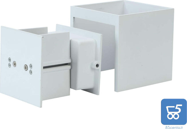 Lampada 12W da Parete LED Angolo Visualizzazione Regolabile Applique Esterni IP65 10CM 6000K
