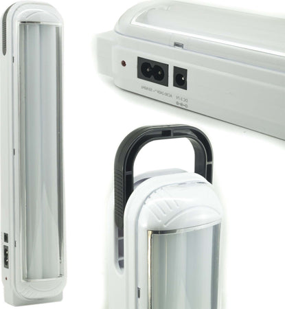 LAMPADA 130 LED RICARICABILE EMERGENZA PORTATILE OPACA NEON DP-715B GRANDE  Trade Shop italia - Napoli, Commerciovirtuoso.it