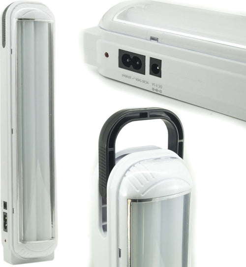 LAMPADA 130 LED RICARICABILE EMERGENZA PORTATILE OPACA NEON DP-715B GRANDE  Trade Shop italia - Napoli, Commerciovirtuoso.it