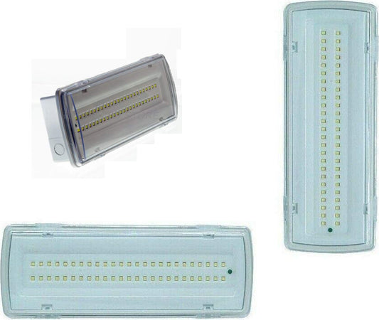 Lampada 4W Plafoniera Emergenza 50 LED Intallazione Fissa Incasso Parete 406LM Illuminazione/Illuminazione per interni/Lampadari lampade a sospensione e plafoniere/Plafoniere da ufficio Zencoccostore - Formia, Commerciovirtuoso.it