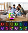 Lampada A Forma Di G Multicolor Con Cassa Speacker E Caricabatteria Ad Induzione