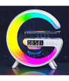 Lampada A Forma Di G Multicolor Con Cassa Speacker E Caricabatteria Ad Induzione
