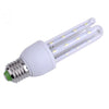 LAMPADA A LED 3 TUBI TRASPARENTE E14/E27 LUCE 360° 3/5/7W