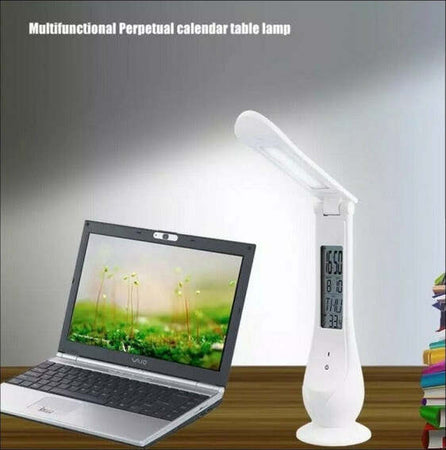 Lampada-A-Led-Da-Tavolo-Display-Lcd-Orologio-Sveglia-Calendario-Temperatura