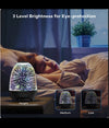 Lampada A Led Luce Notte 3d Cassa Bluetooth Integrata Effetto Fuochi Artificio