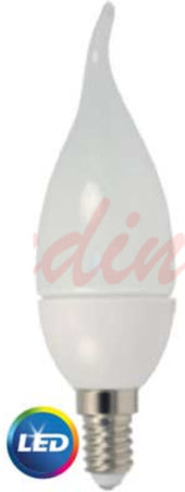 LAMPADA A LED MOD COLPO DI VENTO 6W E14 470Lm 3000K e 6000K Lampade Faretti Led
