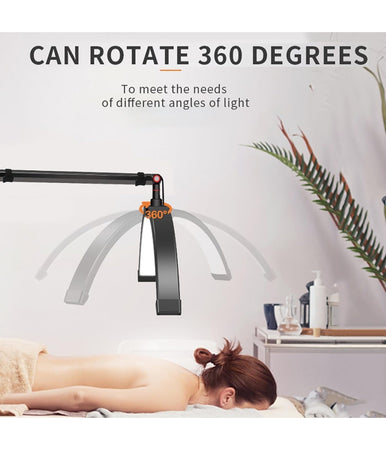 Lampada A Led Per Extension Ciglia Da 16" Con Supporto Telefono Unghie Tatuaggi