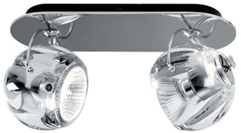 Lampada a parete Fabbian Beluga Colour 2 luci