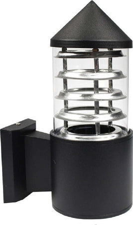 Lampada A Parete Per Esterno Ip55 Lampioncino Muro Giardino Terrazzo E27 Es25 Articoli da Giardino > Illuminazione da esterno > Applique da esterno Trade Shop italia - Napoli, Commerciovirtuoso.it