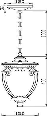 Lampada-A-Soffitto-Classica-Da-Esterno-Alluminio-Bronzo-1-Luce-E27-60W-Ip44