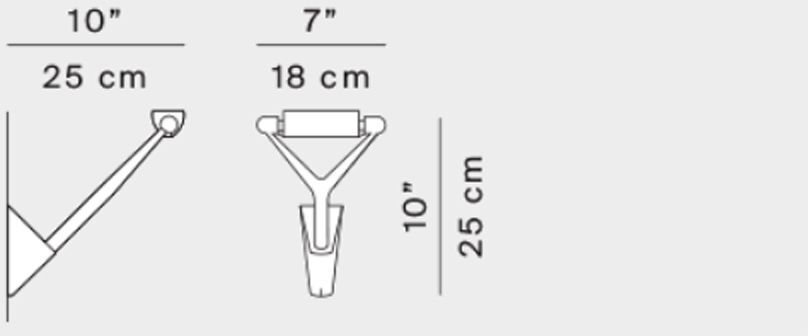 Lampada a soffitto/parete Luceplan Lola