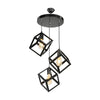 Lampada a sospensione Agatha MDL3790 3 cubi nero