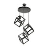 Lampada a sospensione Agatha MDL3790 3 cubi nero