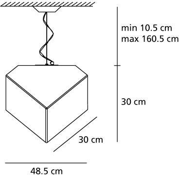 Lampada a sospensione Artemide Edge 30