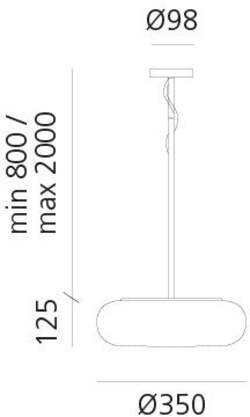 Artemide Itka 35 Lampada a Sospensione