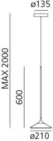 Lampada a sospensione Artemide Orsa 21