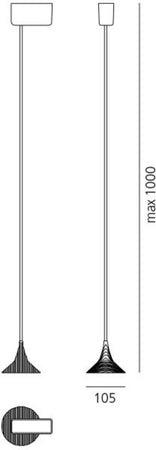 Lampada a sospensione Artemide Unterlinden