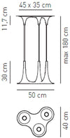 Lampada a sospensione Axo Light Sp Nafir 3