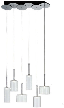 Lampada a sospensione Axo Light Sp Sillray 6 luci