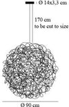 Lampada a sospensione Catellani & Smith Fil de Fer 70