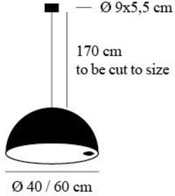 Lampada a sospensione Catellani & Smith Stchu-Moon 02/60