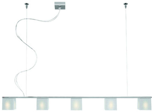 Lampada a sospensione Fabbian Cubetto 5 luci