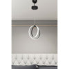 Lampada a sospensione Felicia due cerchi Led ASZ1591