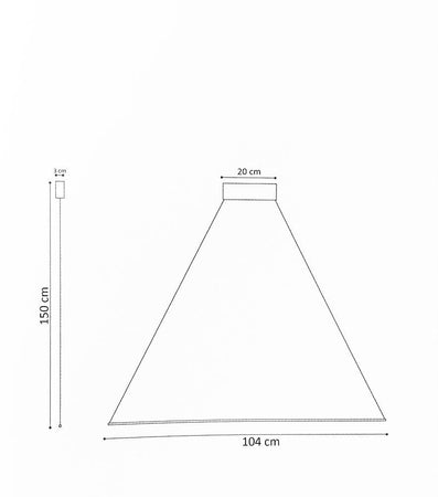 Lampada a sospensione Icone SPILLO 100