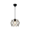 Lampada a sospensione Koza MDL3852 gabbia nero