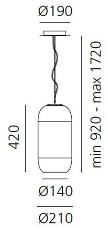 Lampada a sospensione LED Artemide Gople