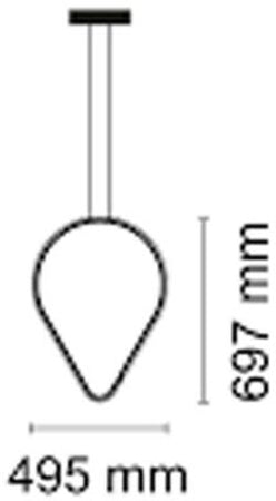 Lampada a sospensione LED Flos Arrangements Drop Down