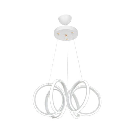 Lampada a sospensione LED Ilya forma spirale bianca MDL4439